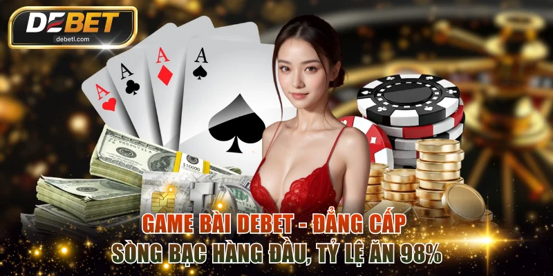 Game Bài DEBET - Đẳng Cấp Sòng Bạc Hàng Đầu, Tỷ Lệ Ăn 98%
