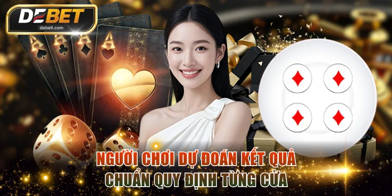 Người chơi dự đoán kết quả chuẩn quy định từng cửa
