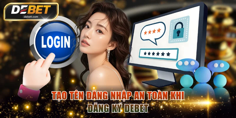 Tạo tên đăng nhập an toàn khi đăng ký DEBET