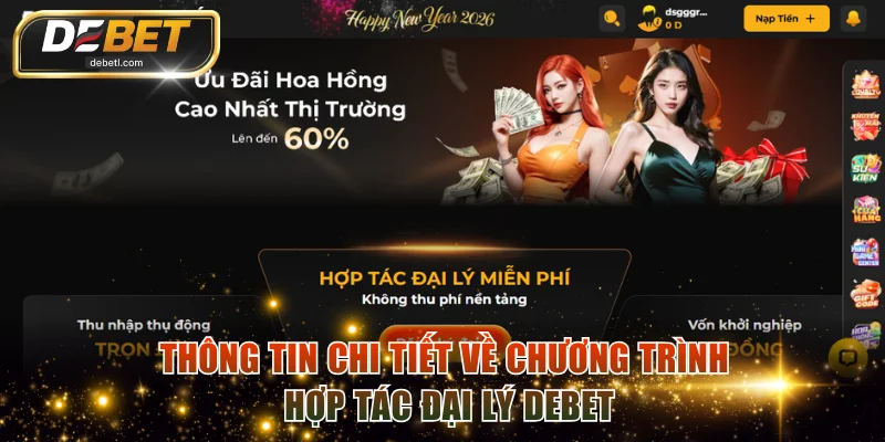 Thông tin chi tiết về chương trình hợp tác đại lý DEBET